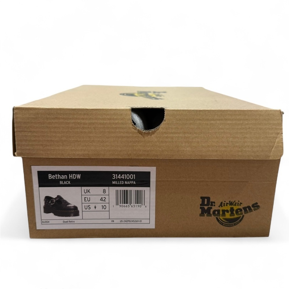 Dr. Martens Bethan Mary Jane Platform Piercing Shoes Leather New in Box Grunge - Picture 2 of 12